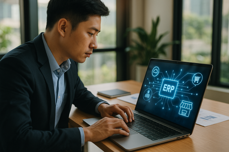 Tích hợp API giữa ERP và kênh bán hàng online: Kiến trúc tham khảo