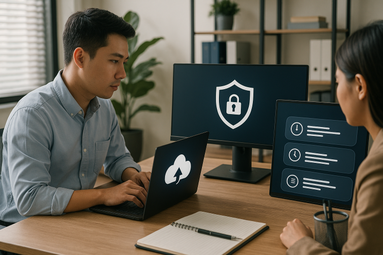 Bảo mật dữ liệu doanh nghiệp: Backup, phân quyền và audit log cơ bản